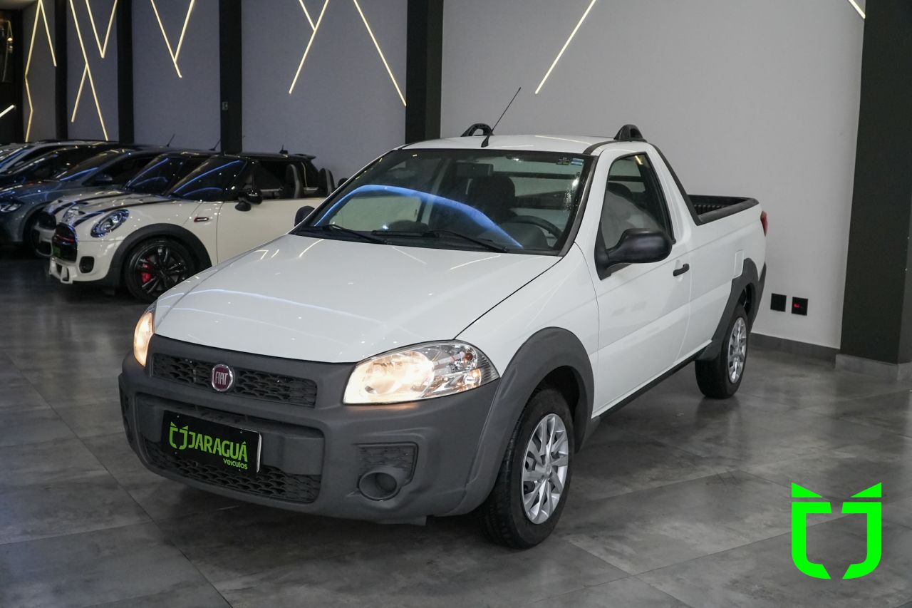 Fiat Strada 1.4 FLEX HARD WORKING CABINE ESTENDIDA 2018 Branco - foto 3