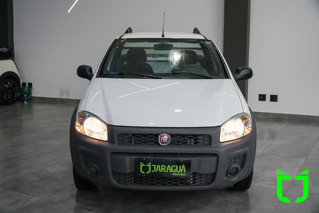 Fiat Strada 1.4 FLEX HARD WORKING CABINE ESTENDIDA 2018 Branco - foto 2