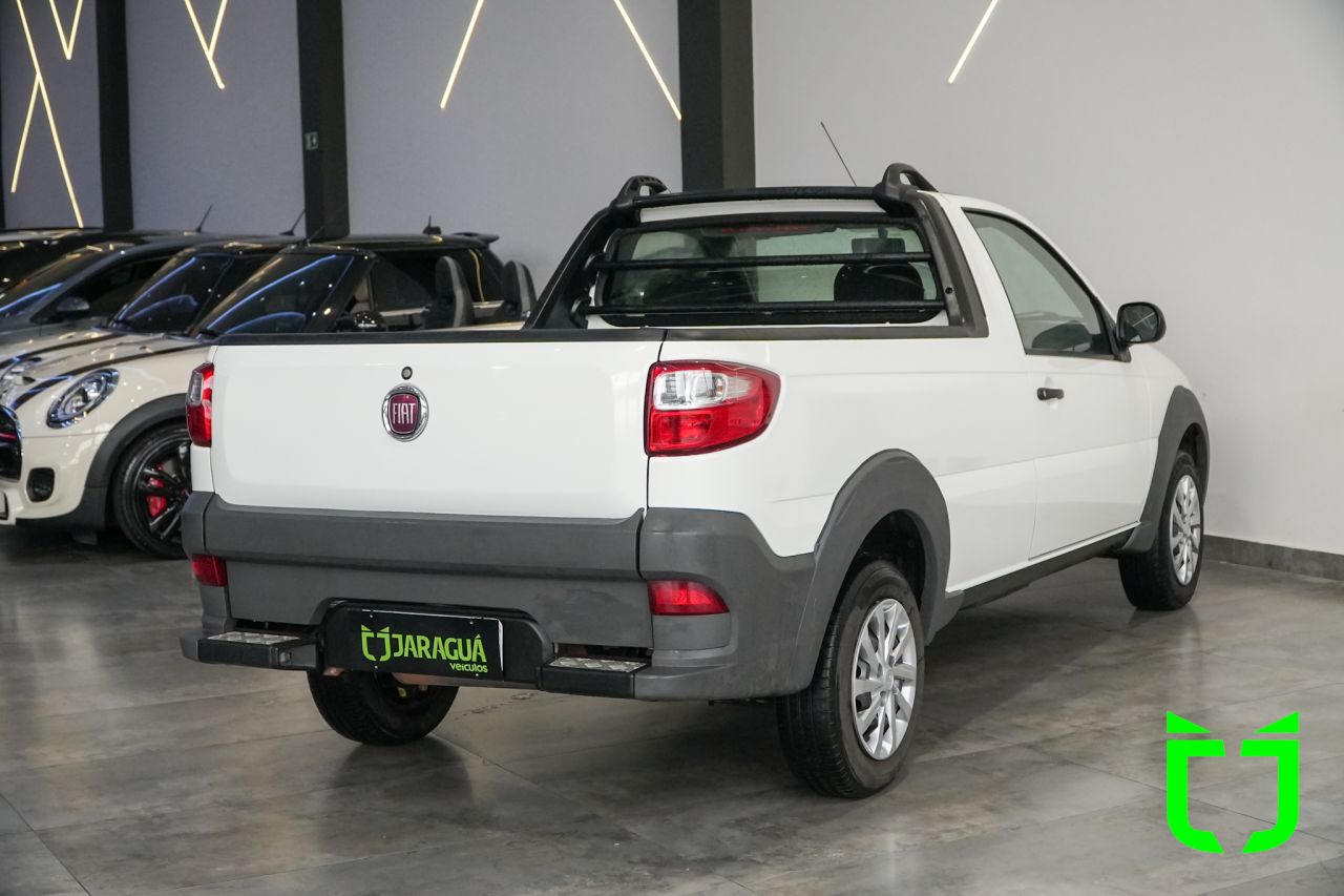 Fiat Strada 1.4 FLEX HARD WORKING CABINE ESTENDIDA 2018 Branco - foto 4
