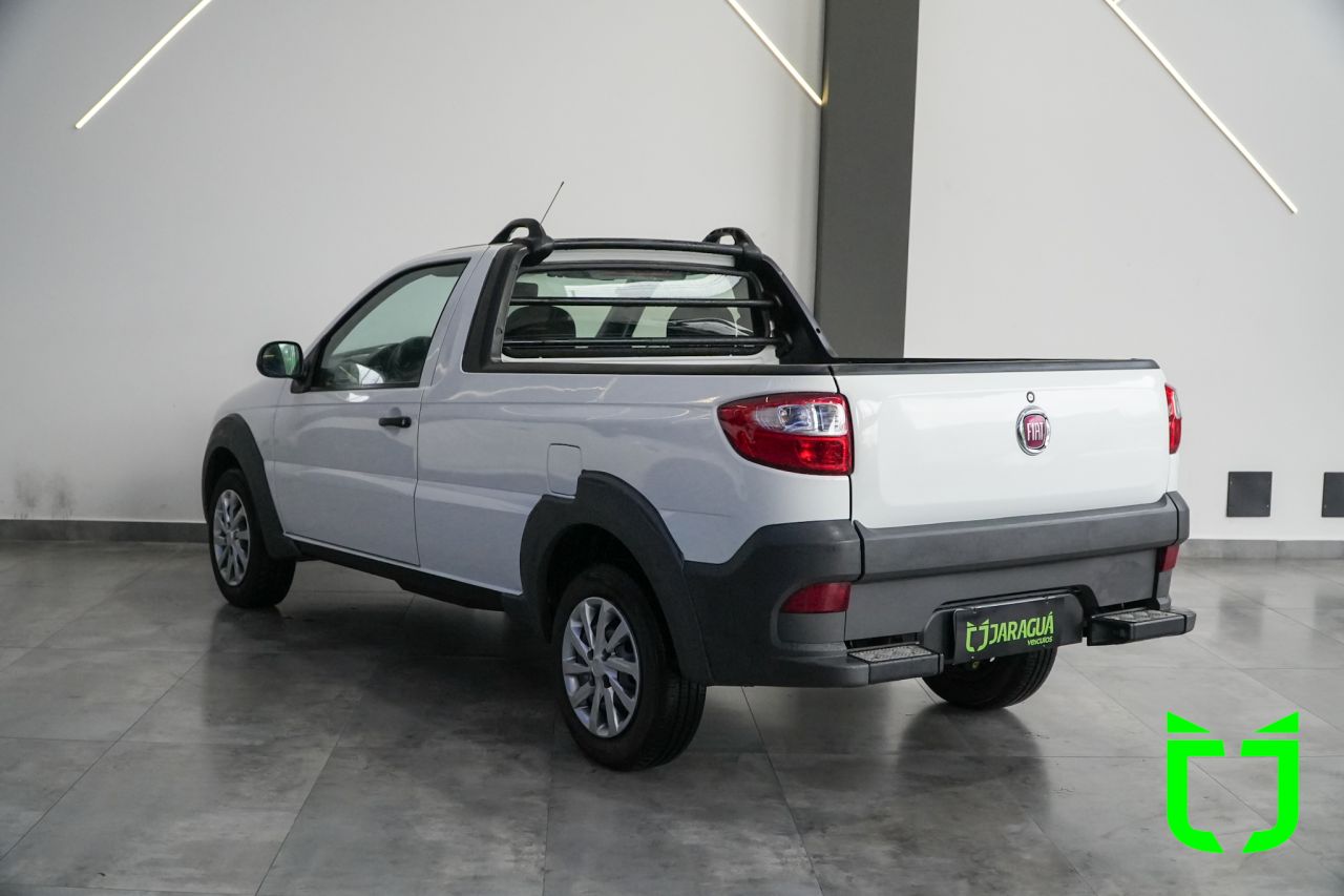 Fiat Strada 1.4 FLEX HARD WORKING CABINE ESTENDIDA 2018 Branco - foto 6