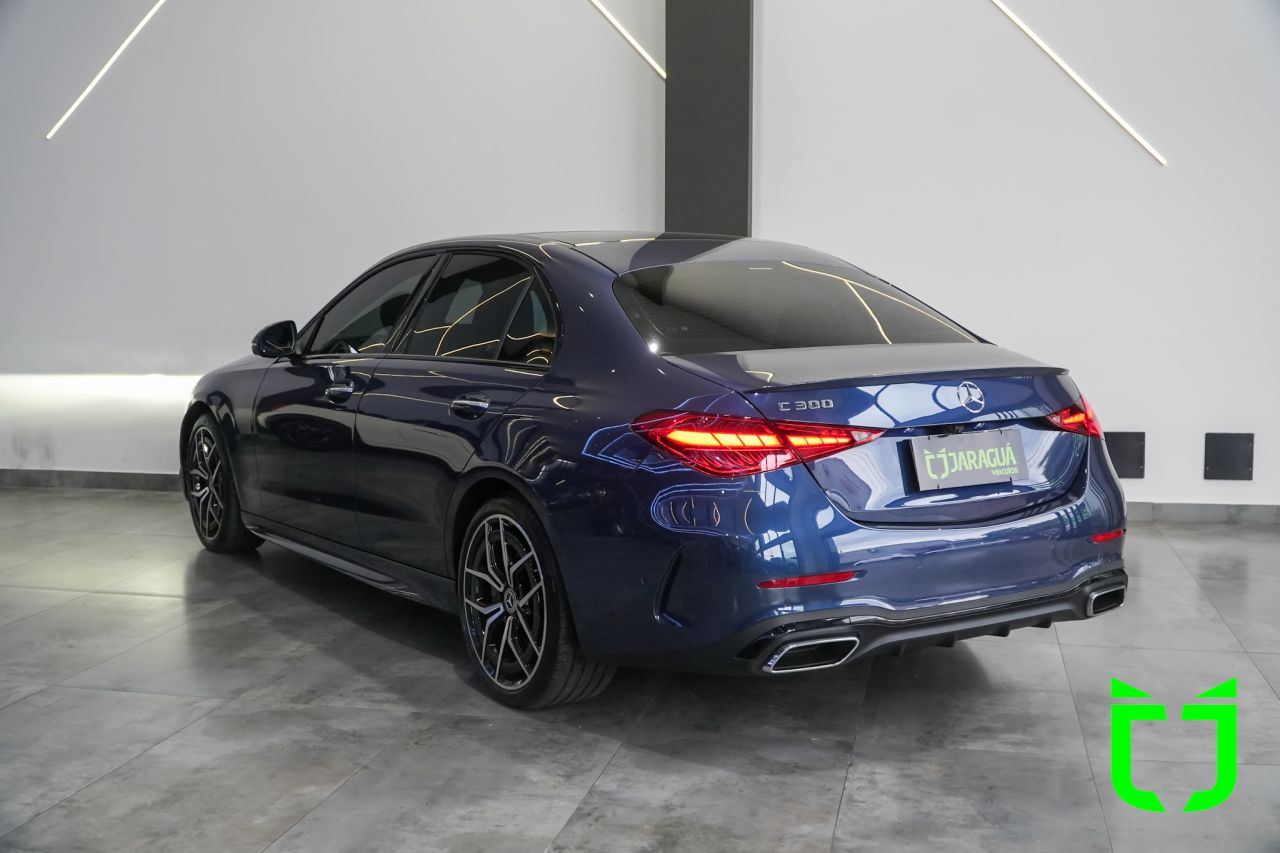 Mercedes-benz C 300 2.0 16V 4P EQ BOOST TURBO HÍBRIDO AMG LINE 9G-TRONIC AUTOMÁTICO 2024 Azul - foto 4