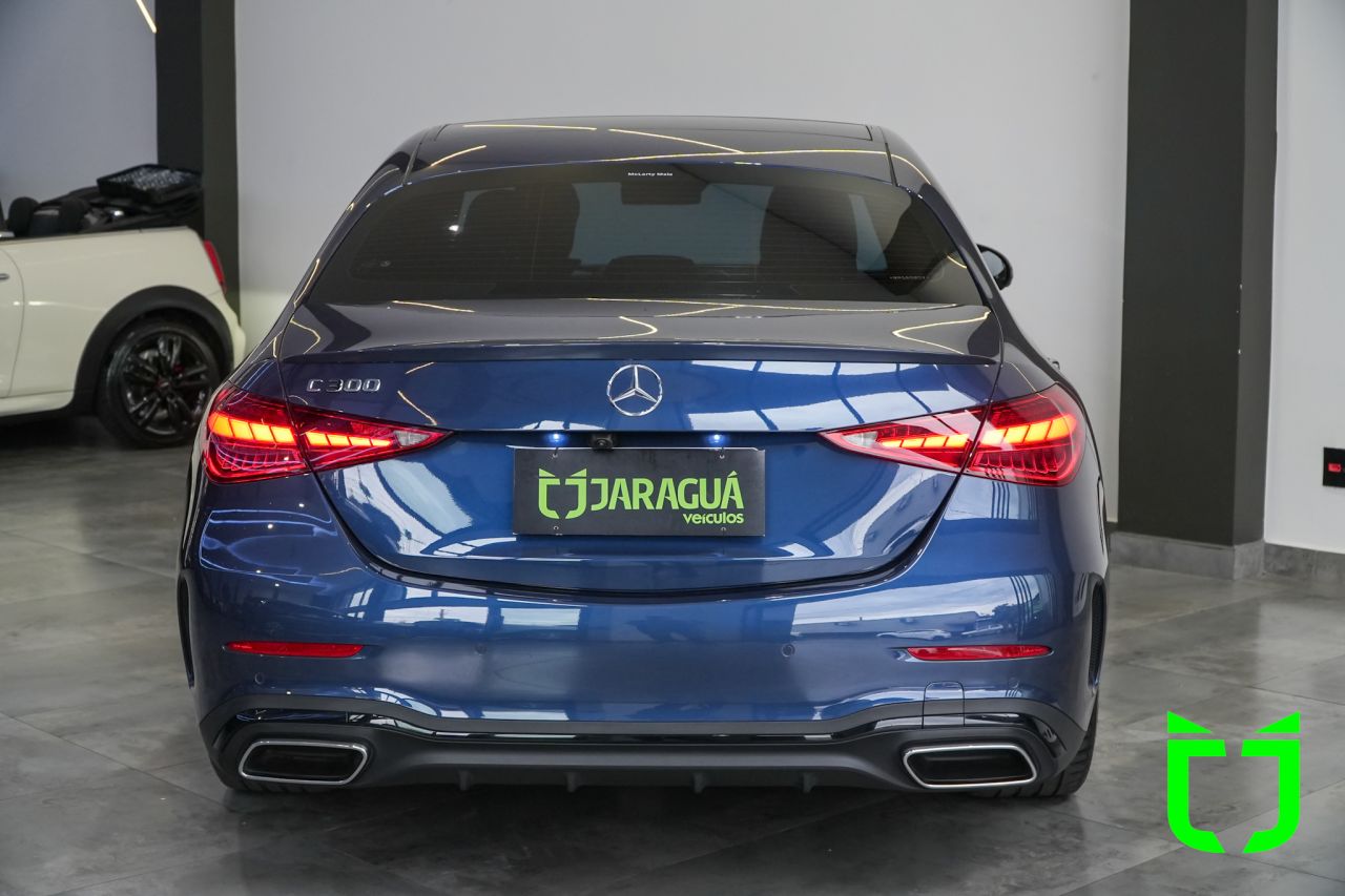 Mercedes-benz C 300 2.0 16V 4P EQ BOOST TURBO HÍBRIDO AMG LINE 9G-TRONIC AUTOMÁTICO 2024 Azul - foto 5