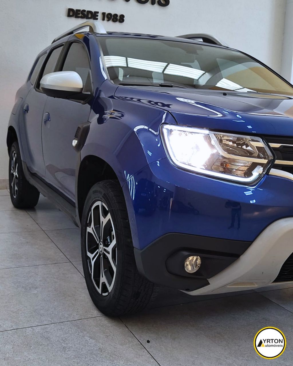 Renault Duster 1.6 16v 4p Flex Sce Iconic X-tronic Automático Azul 2022 - Ayrton Automóveis