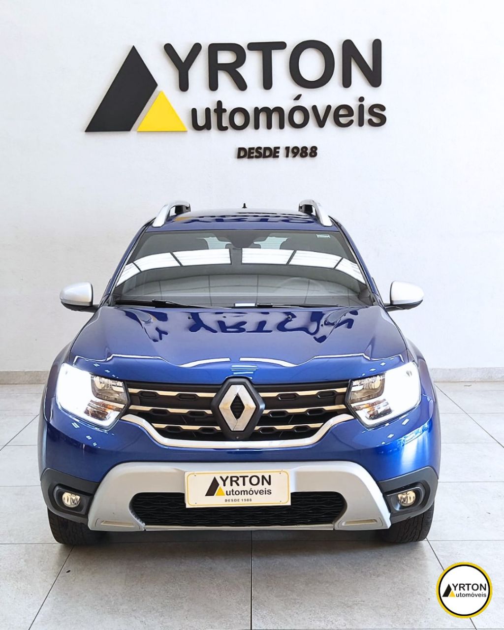 Renault Duster 1.6 16v 4p Flex Sce Iconic X-tronic Automático Azul 2022 - Ayrton Automóveis