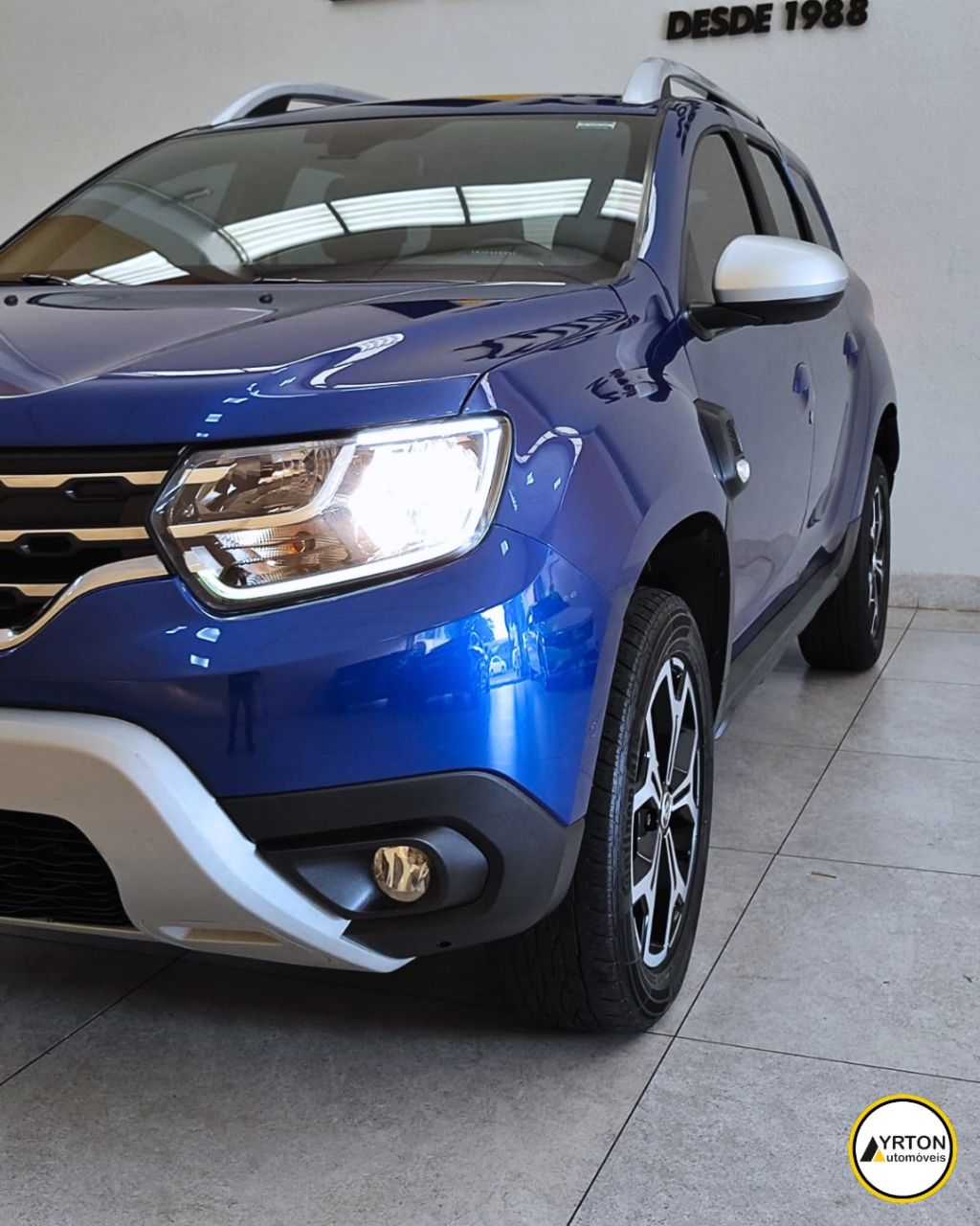 Renault Duster 1.6 16v 4p Flex Sce Iconic X-tronic Automático Azul 2022 - Ayrton Automóveis