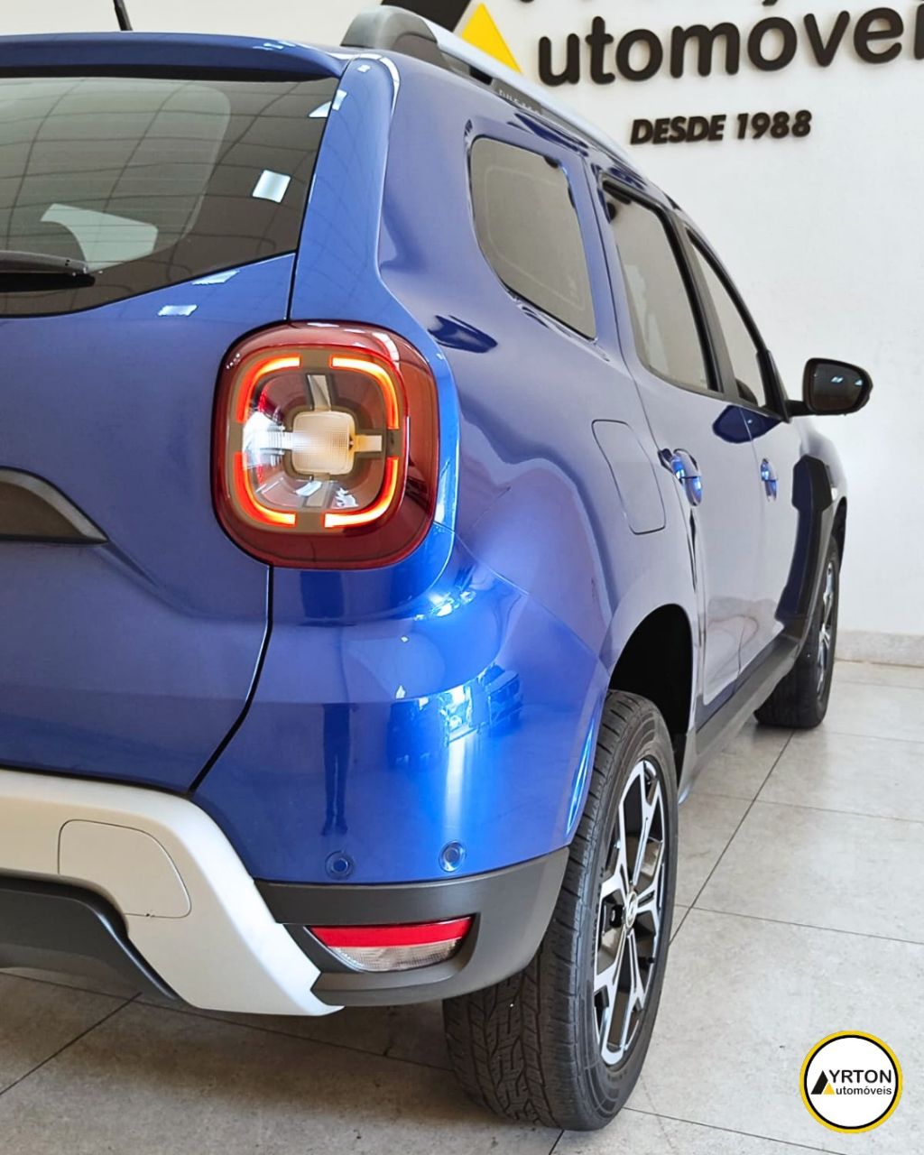 Renault Duster 1.6 16v 4p Flex Sce Iconic X-tronic Automático Azul 2022 - Ayrton Automóveis