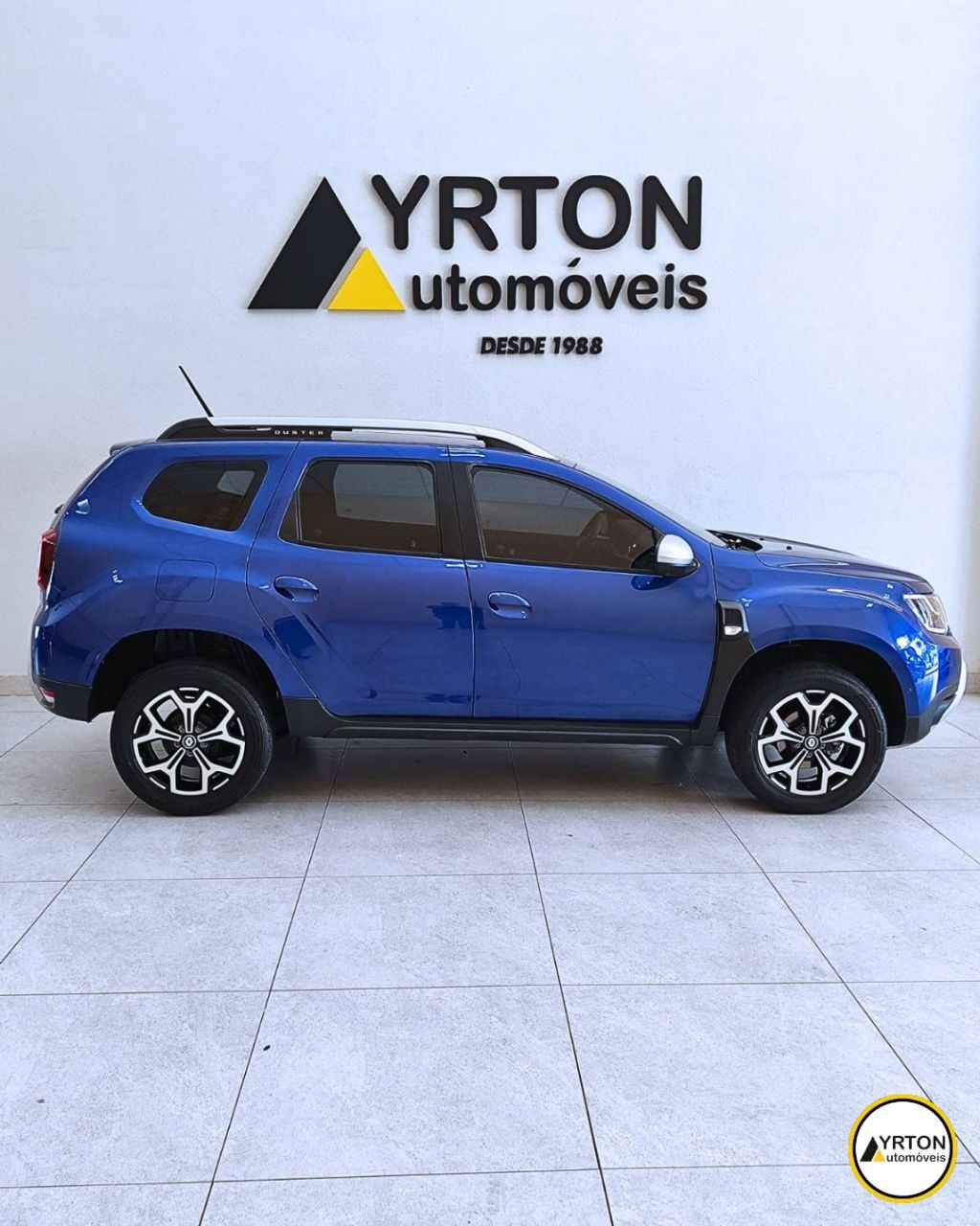 Renault Duster 1.6 16v 4p Flex Sce Iconic X-tronic Automático Azul 2022 - Ayrton Automóveis
