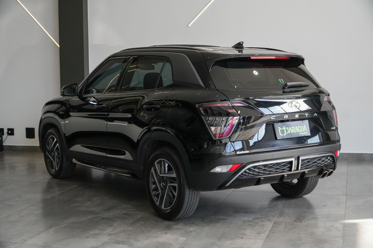 Hyundai Creta 1.0 12V 4P FLEX TGDI TURBO N LINE AUTOMÁTICO 2024 Preto - foto 4