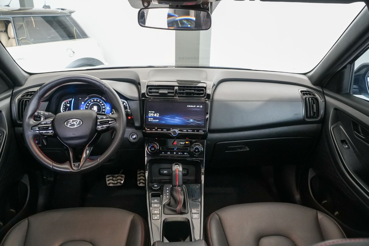 Hyundai Creta 1.0 12V 4P FLEX TGDI TURBO N LINE AUTOMÁTICO 2024 Preto - foto 9