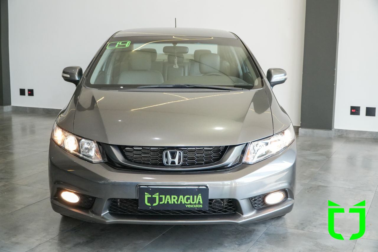 Honda Civic 2.0 16V 4P FLEX LXR AUTOMÁTICO 2014 Cinza - foto 2