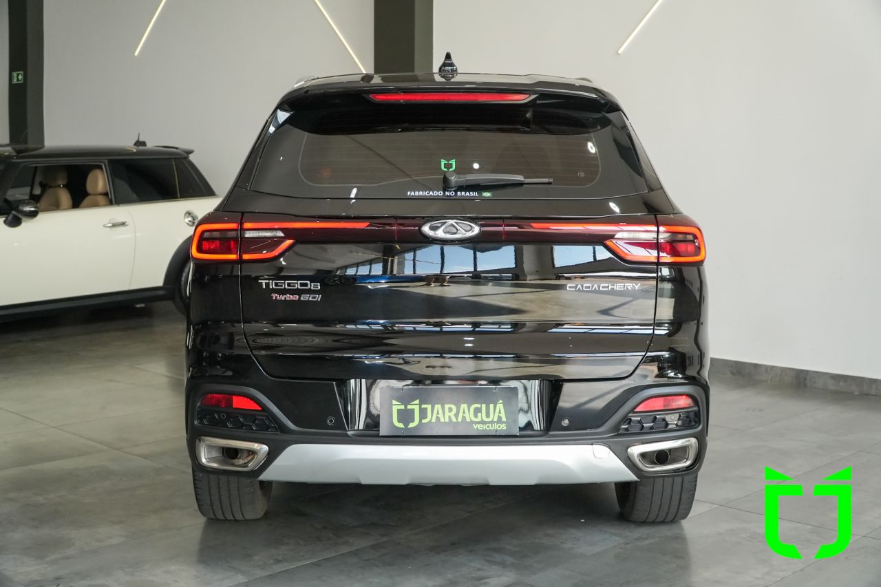 Chery Tiggo 8 Pro 1.6 16V 4P FLEX TGDI AUTOMÁTICO 2022 Preto - foto 5