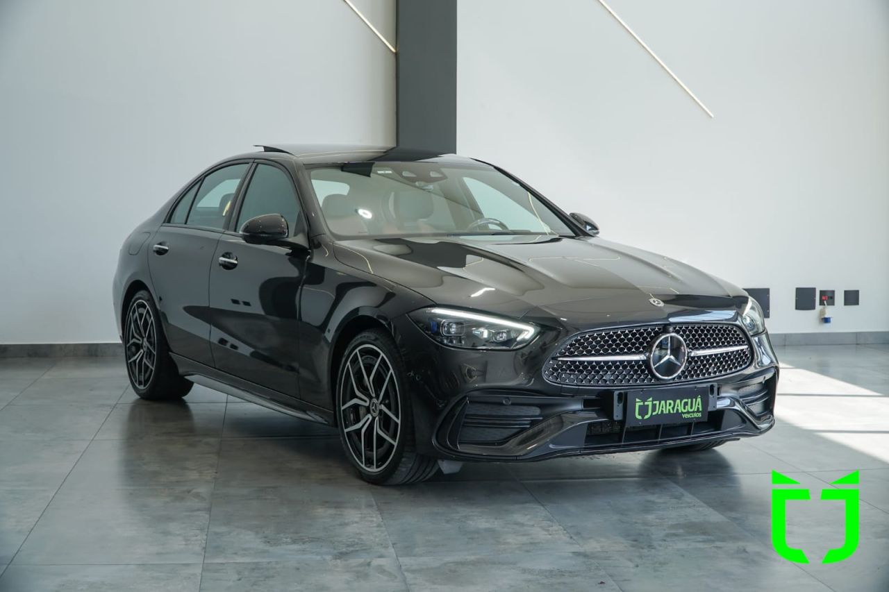 Mercedes-benz C 300 2.0 16V 4P EQ BOOST TURBO HÍBRIDO AMG LINE 9G-TRONIC AUTOMÁTICO 2024 Cinza - foto 2