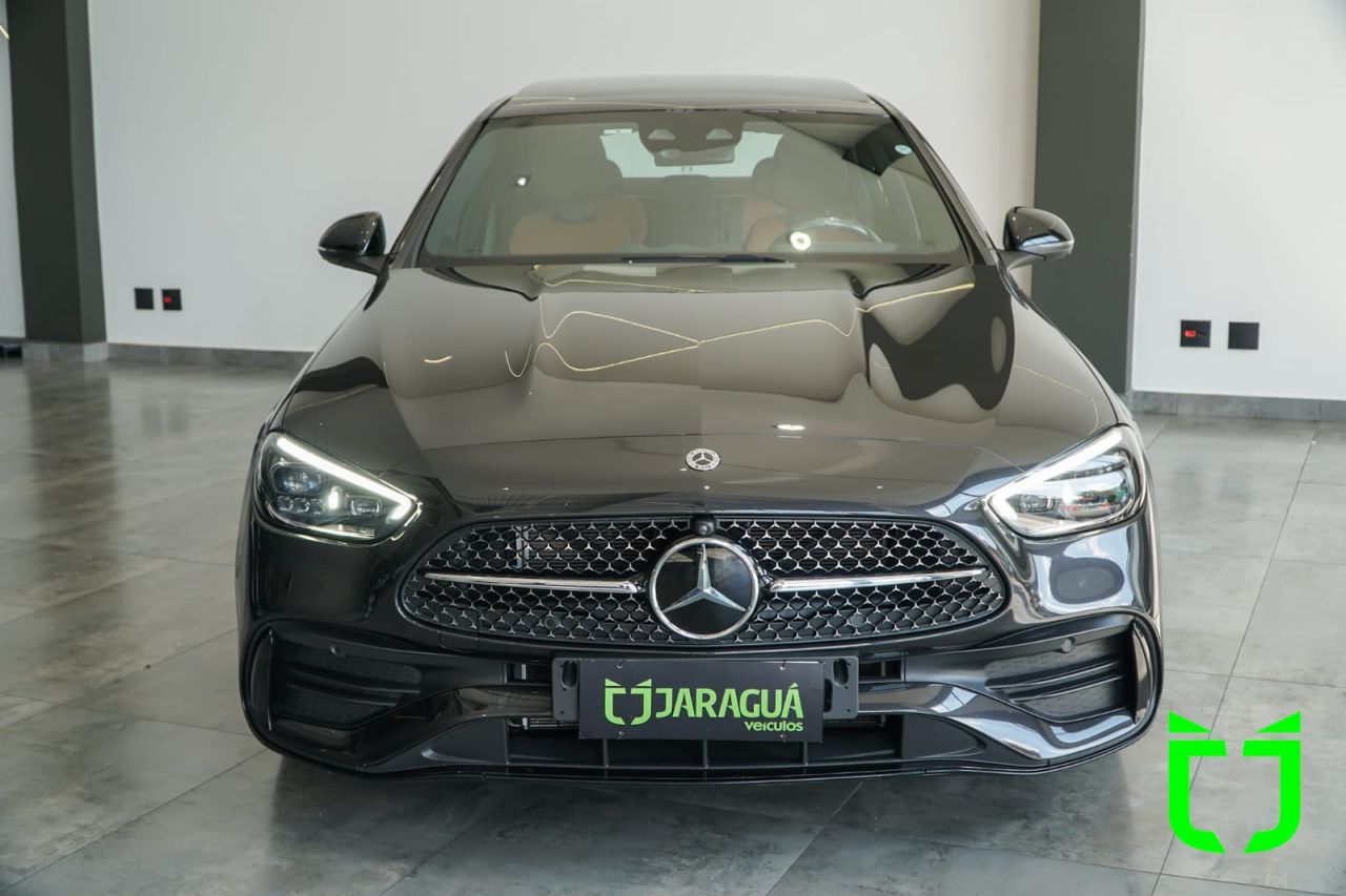 Mercedes-benz C 300 2.0 16V 4P EQ BOOST TURBO HÍBRIDO AMG LINE 9G-TRONIC AUTOMÁTICO 2024 Cinza - foto 3