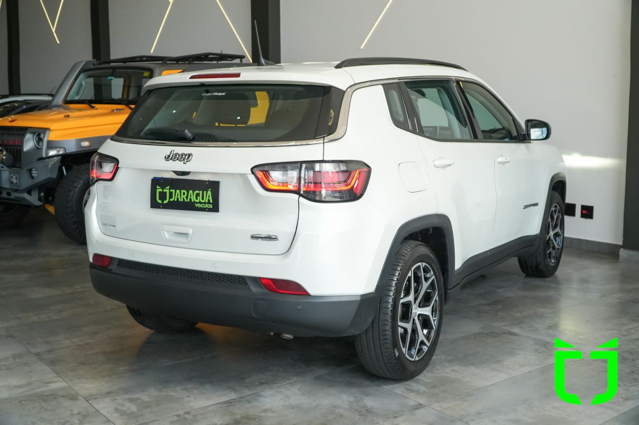 Jeep Compass 1.3 16V 4P FLEX LONGITUDE T270 TURBO AUTOMÁTICO 2025 Branco - foto 6