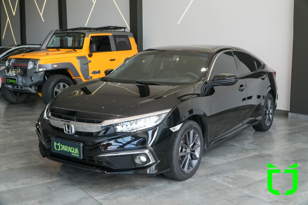 Honda Civic 2.0 16V 4P EXL FLEX  AUTOMÁTICO CVT 2021 Preto - foto 3
