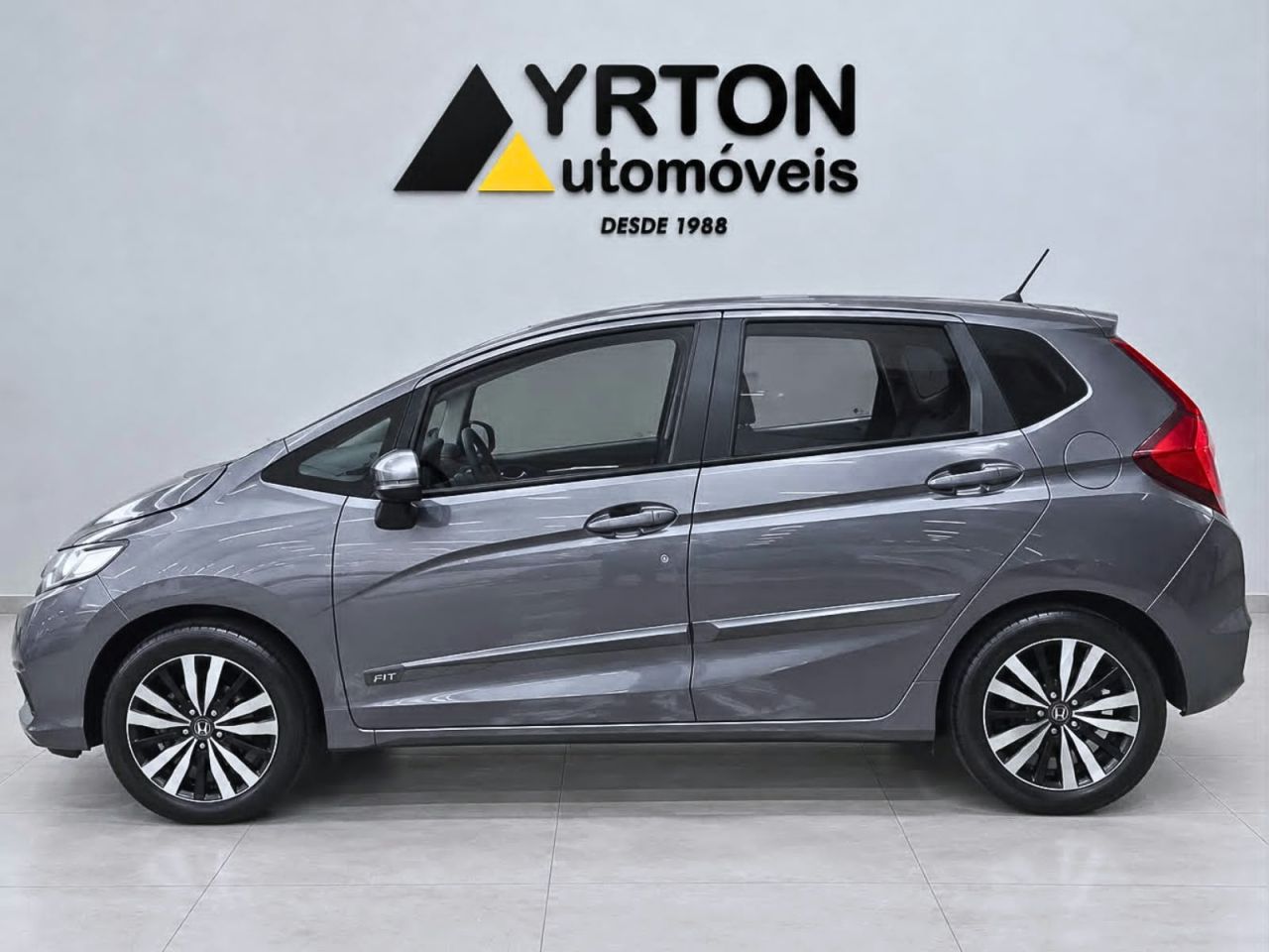Honda Fit 1.5 16v 4p Ex Automático Cinza 2018 - Ayrton Automóveis