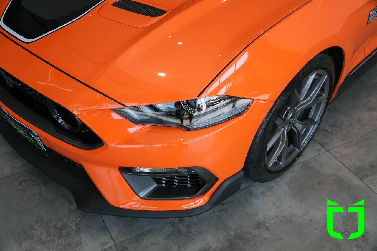 Ford Mustang 5.0 V8 TI-VCT MACH-1 SELECTSHIFT AUTOMÁTICO 2021 Laranja - foto 26