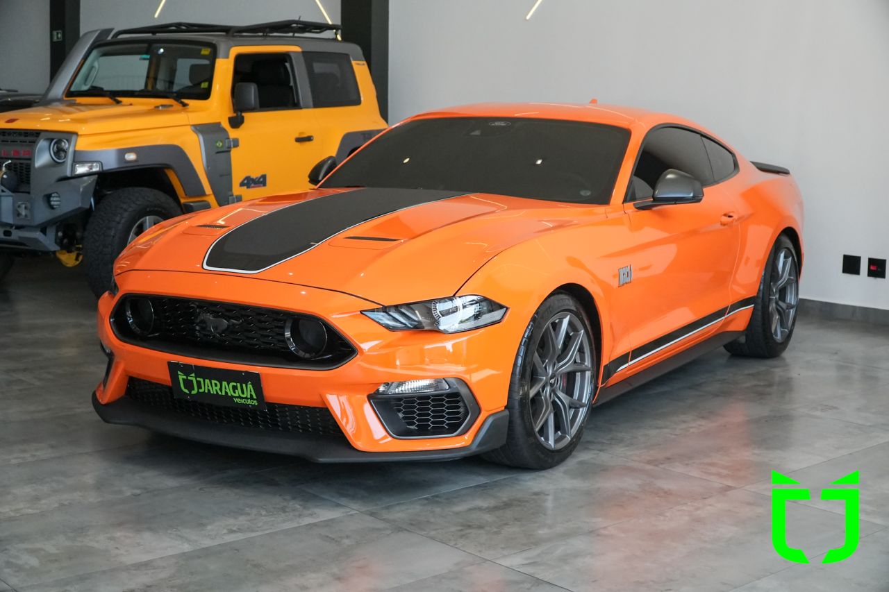 Ford Mustang 5.0 V8 TI-VCT MACH-1 SELECTSHIFT AUTOMÁTICO 2021 Laranja - foto 4