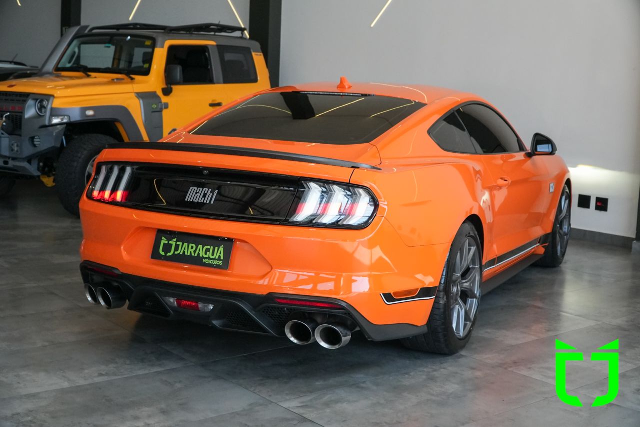 Ford Mustang 5.0 V8 TI-VCT MACH-1 SELECTSHIFT AUTOMÁTICO 2021 Laranja - foto 7