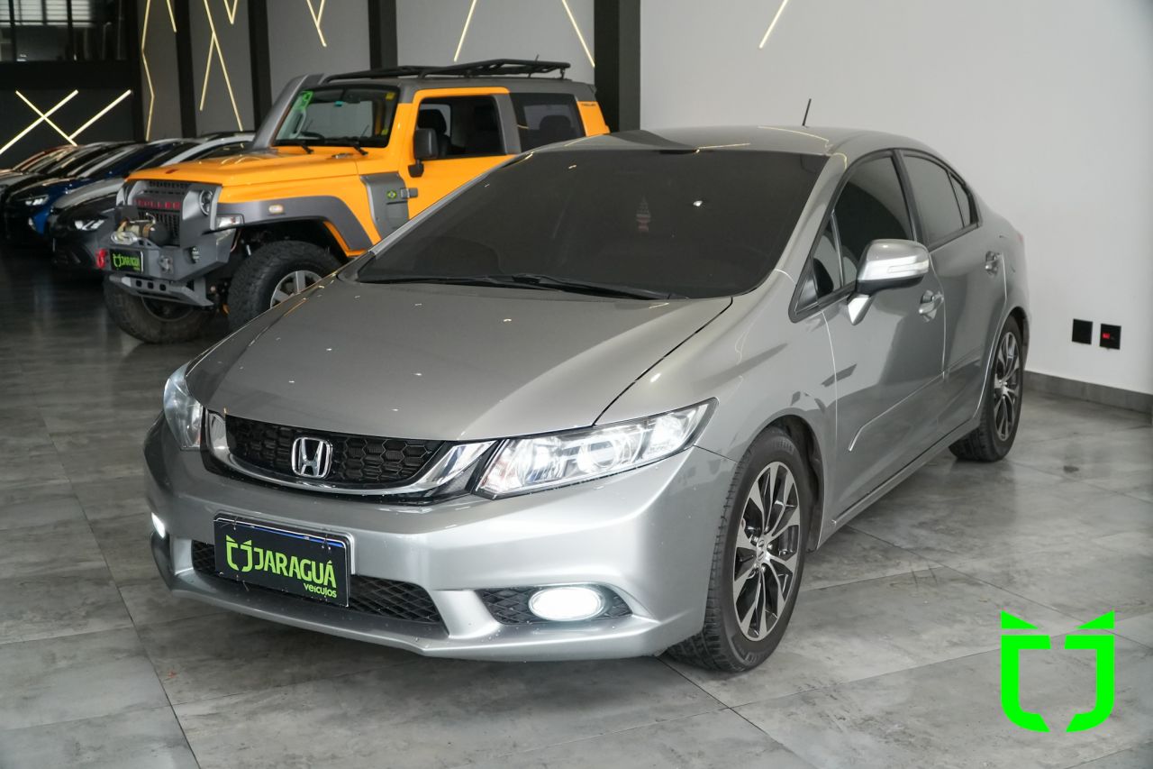 Honda Civic 2.0 16V 4P FLEX LXR AUTOMÁTICO 2014 Cinza - foto 3