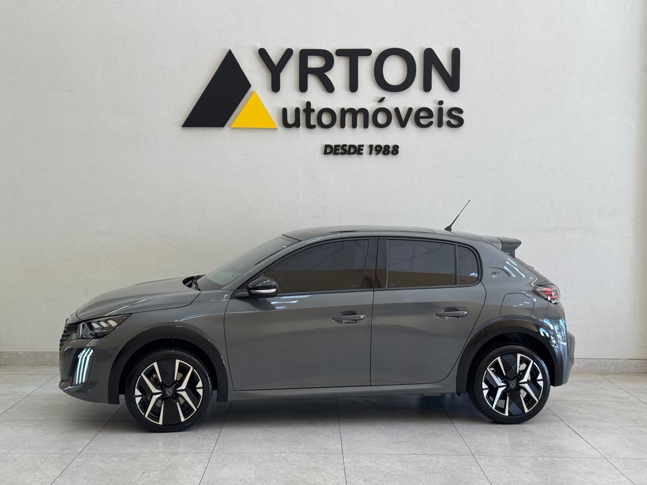 Peugeot 208 1.0 12v 4p Flex Gt Turbo 200 Automático Cvt Cinza 2025 - Ayrton Automóveis