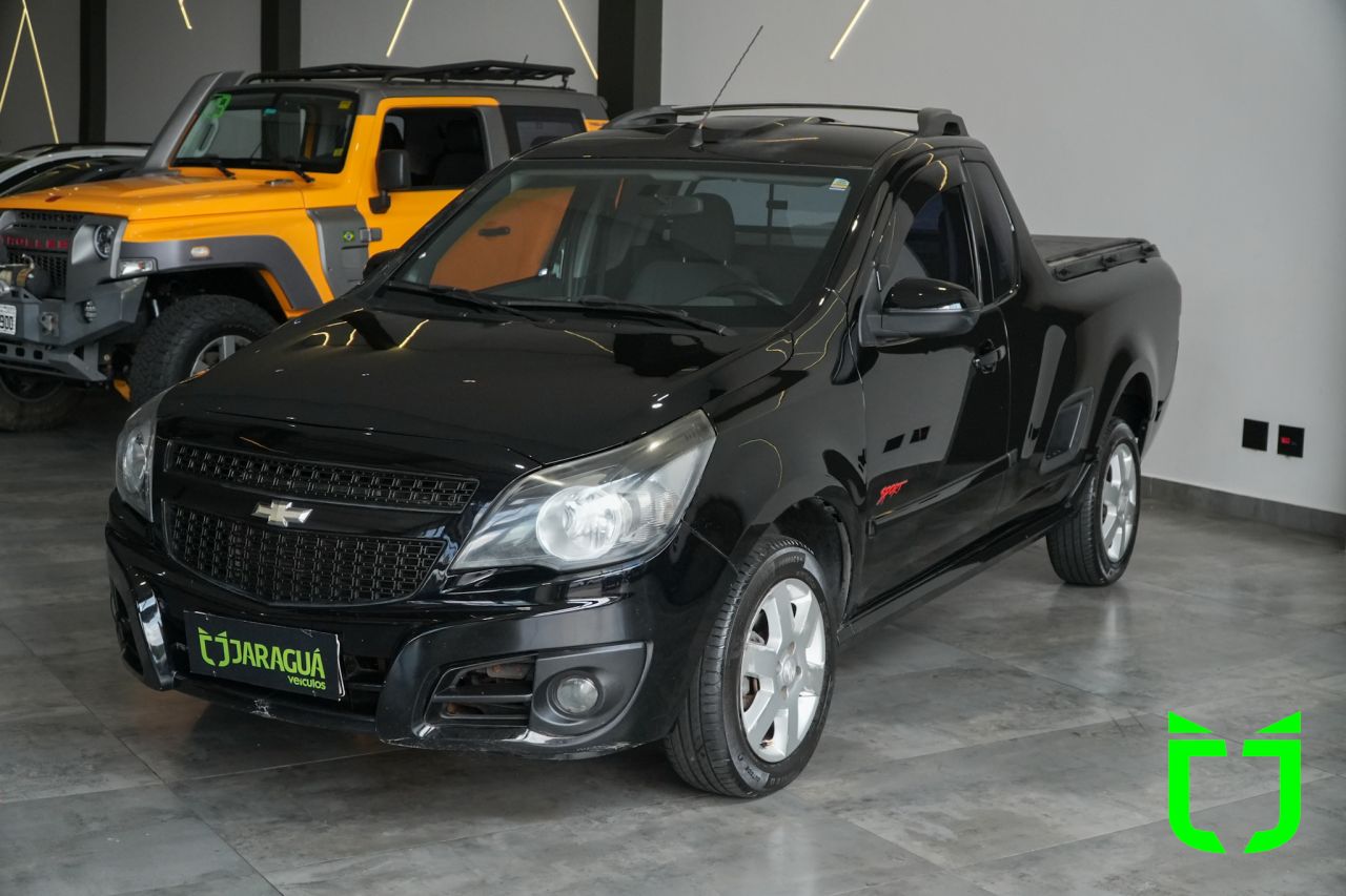 Chevrolet Montana 1.4 FLEX SPORT 2013 Preto - foto 3