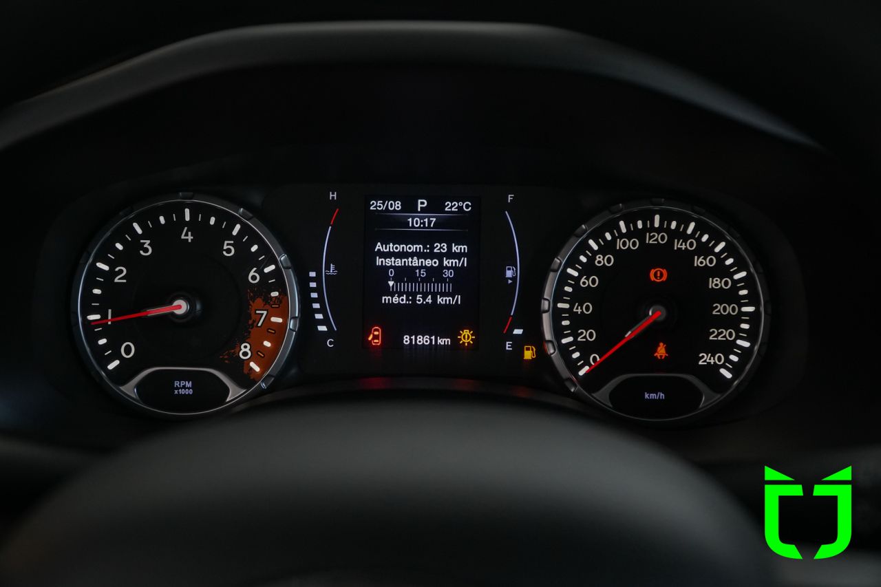 Jeep Renegade 1.8 16V 4P FLEX AUTOMÁTICO 2020 Preto - foto 10