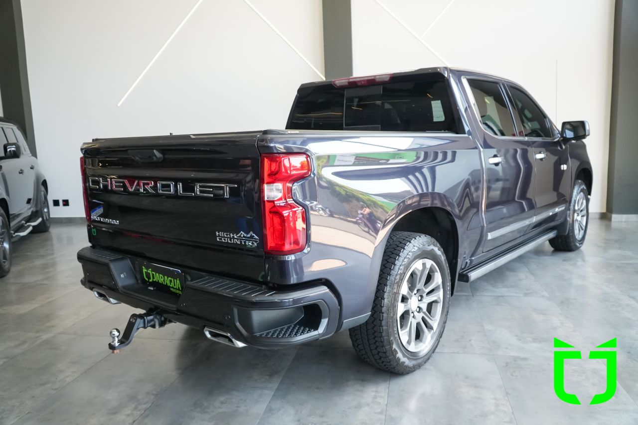 Chevrolet Silverado 5.3 V8 1500 HIGH COUNTRY CABINE DUPLA 4X4 AUTOMÁTICO 2024 Cinza - foto 6