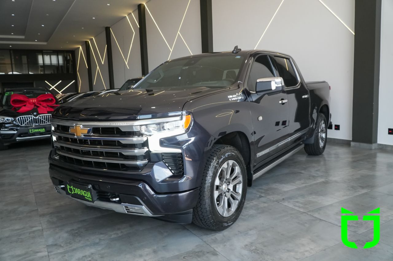 Chevrolet Silverado 5.3 V8 1500 HIGH COUNTRY CABINE DUPLA 4X4 AUTOMÁTICO 2024 Cinza - foto 3