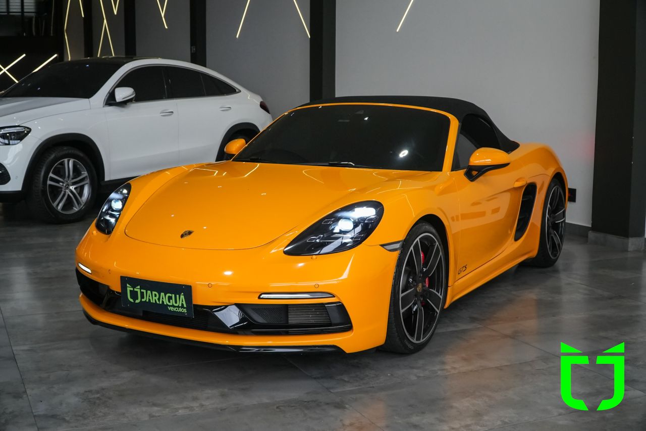 Porsche 718 2.5 16V H4 BOXSTER GTS AUTOMÁTICO PDK 2020 Amarelo - foto 4
