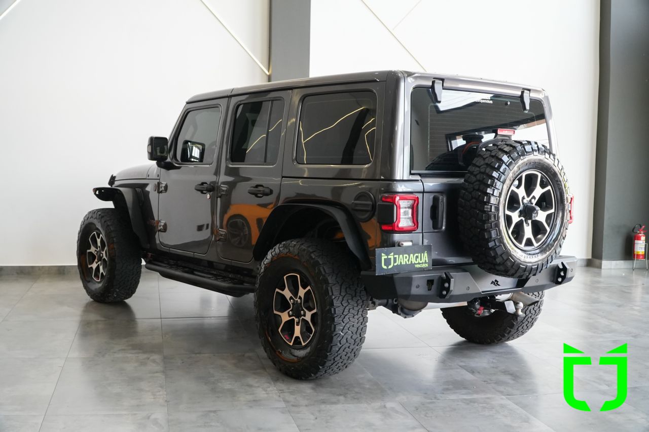 Jeep Wrangler 2.0 16V 4P RUBICON 4X4 TURBO AUTOMÁTICO 2021 Cinza - foto 4