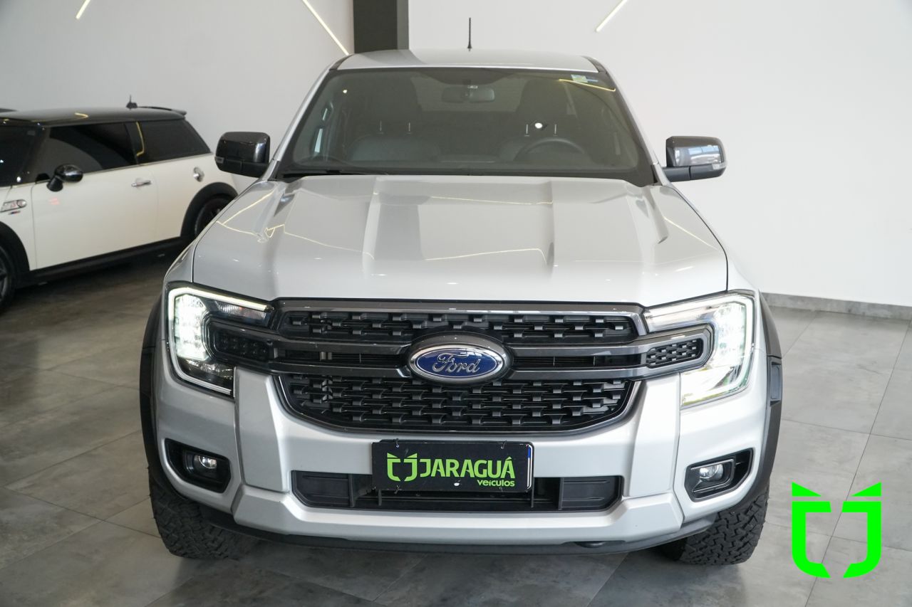 Ford Ranger 2.0 4P TURBO DIESEL BLACK CABINE DUPLA AUTOMÁTICO 2026 Prata - foto 2