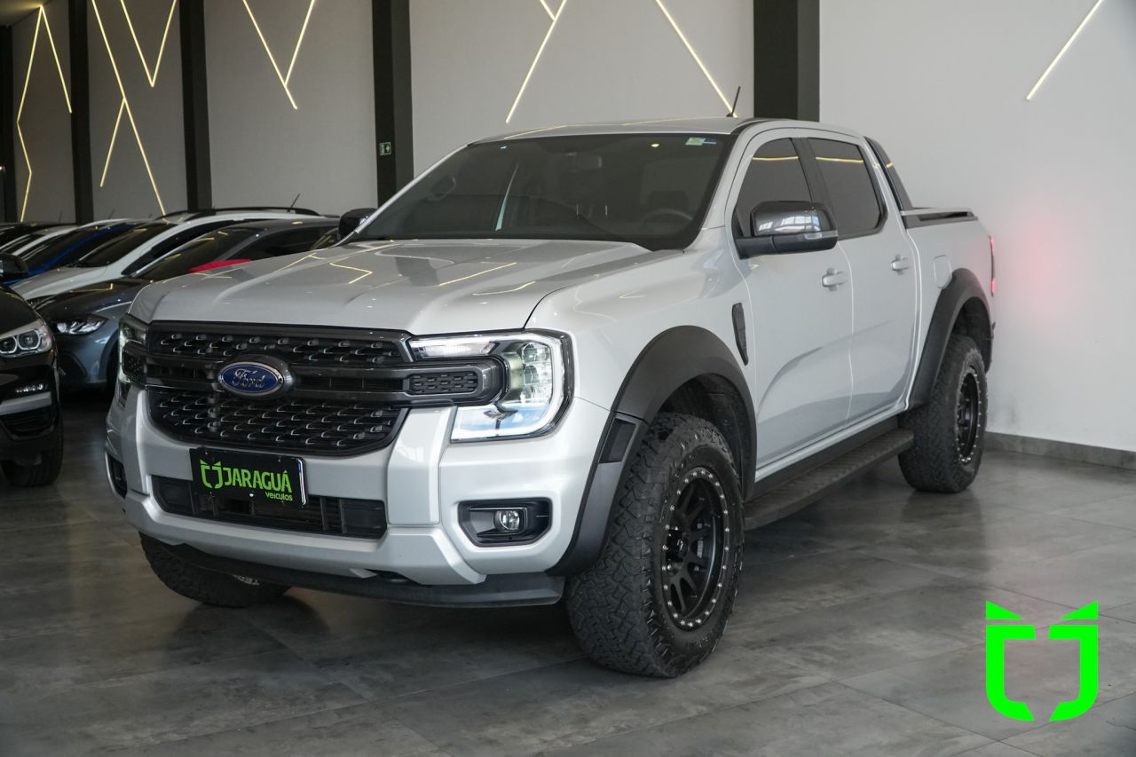 Ford Ranger 2.0 4P TURBO DIESEL BLACK CABINE DUPLA AUTOMÁTICO 2026 Prata - foto 3