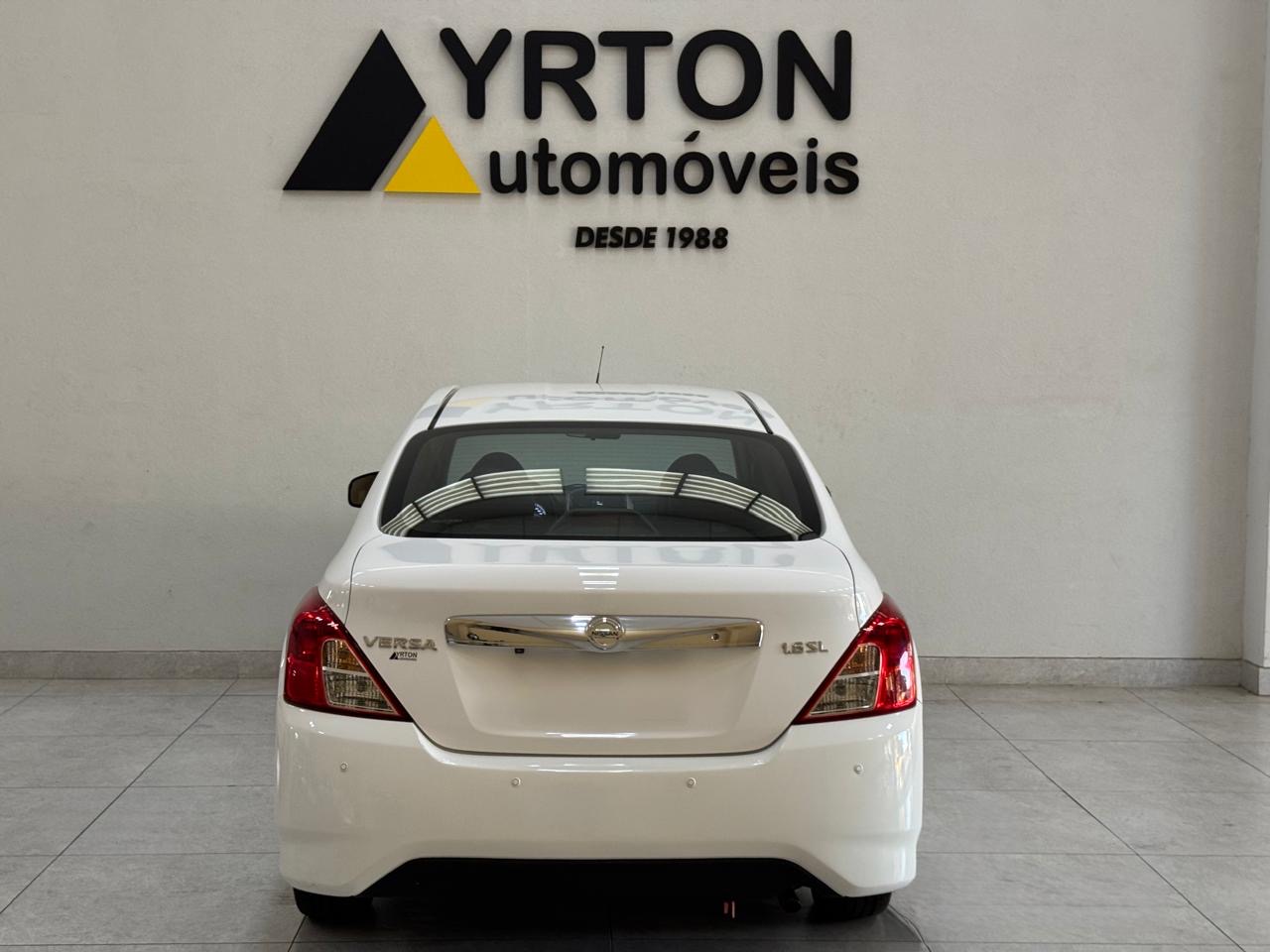 Nissan Versa Sedan 1.6 16v 4p Sl Flex Xtronic Automático Cvt Branco 2019 - Ayrton Automóveis