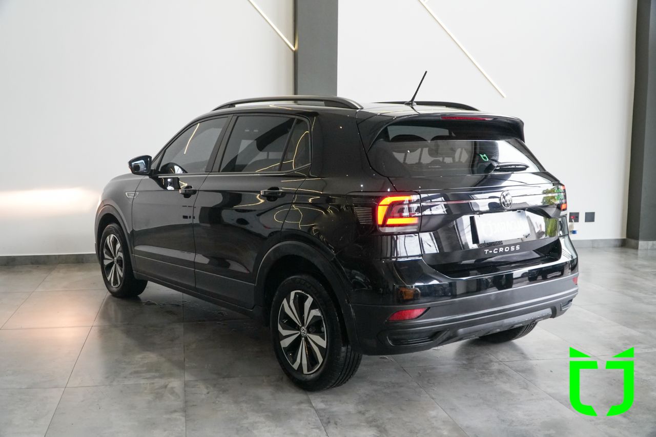Volkswagen T-Cross 1.0 4P 200 TSI FLEX SENSE AUTOMÁTICO 2023 Preto - foto 4