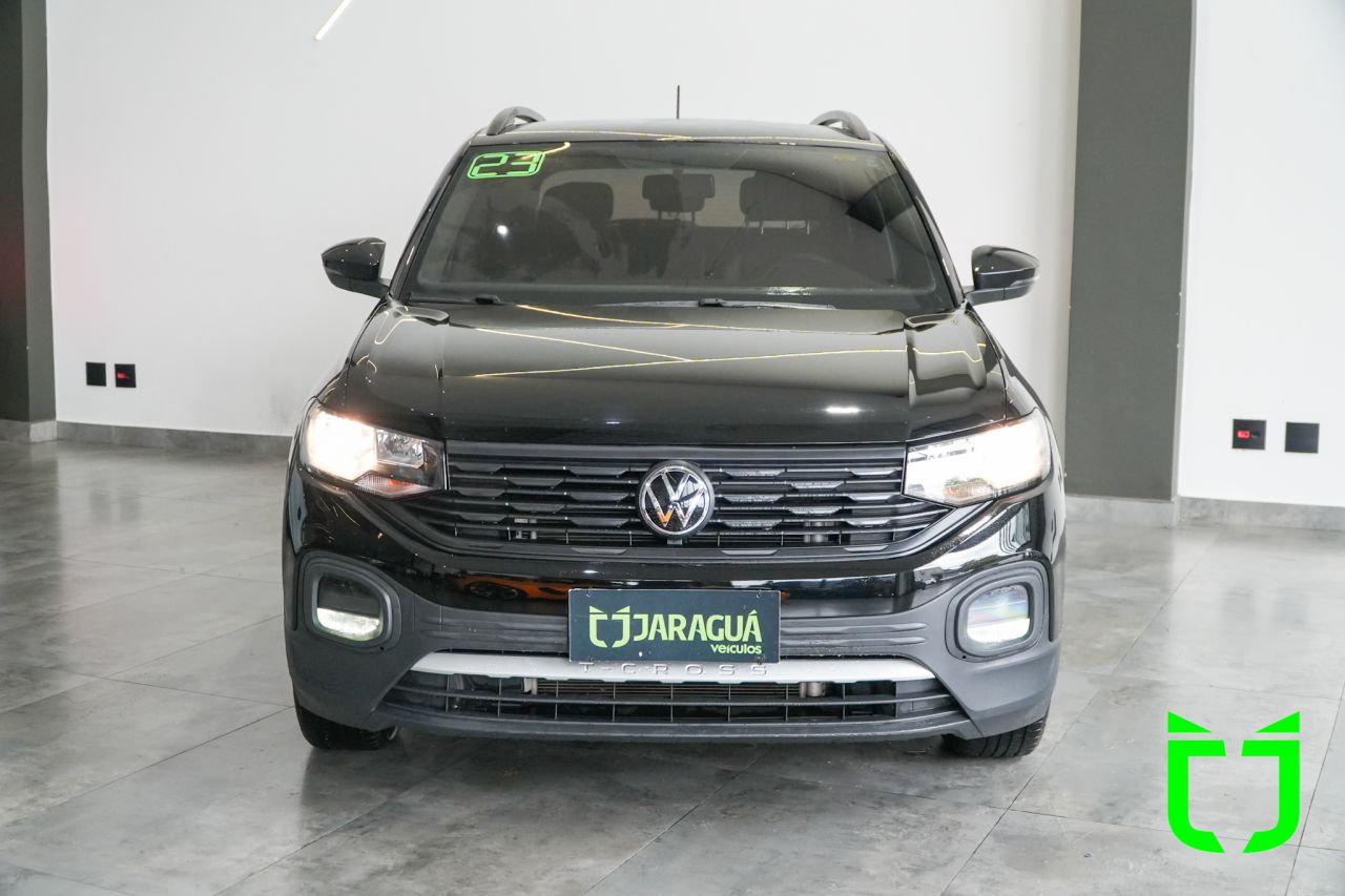 Volkswagen T-Cross 1.0 4P 200 TSI FLEX SENSE AUTOMÁTICO 2023 Preto - foto 2