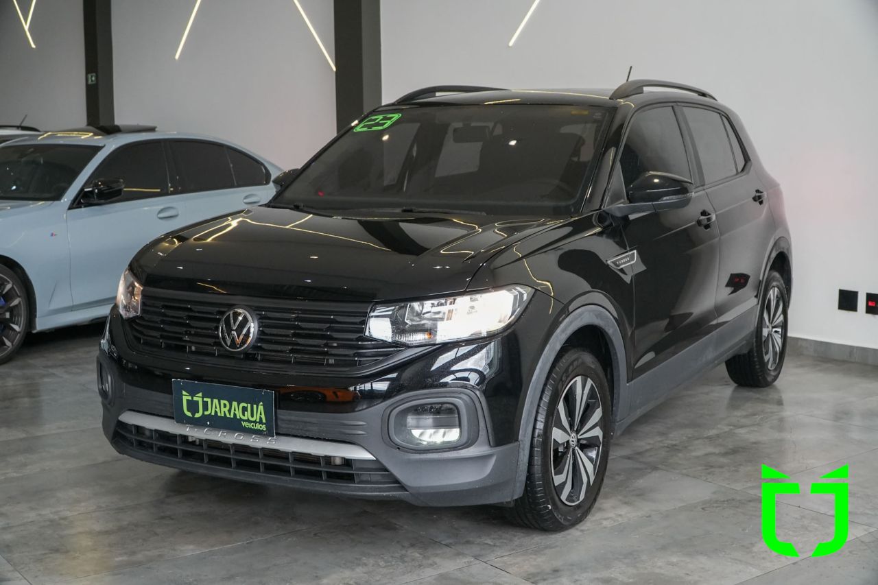 Volkswagen T-Cross 1.0 4P 200 TSI FLEX SENSE AUTOMÁTICO 2023 Preto - foto 3