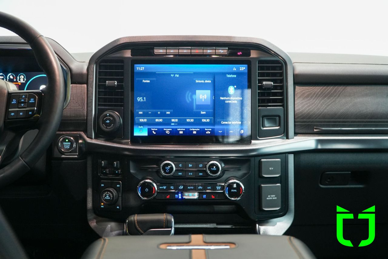 Ford F-150 5.0 V8 24V FX4 PLATINUM CABINE DUPLA AUTOMÁTICO 2023 Cinza - foto 14