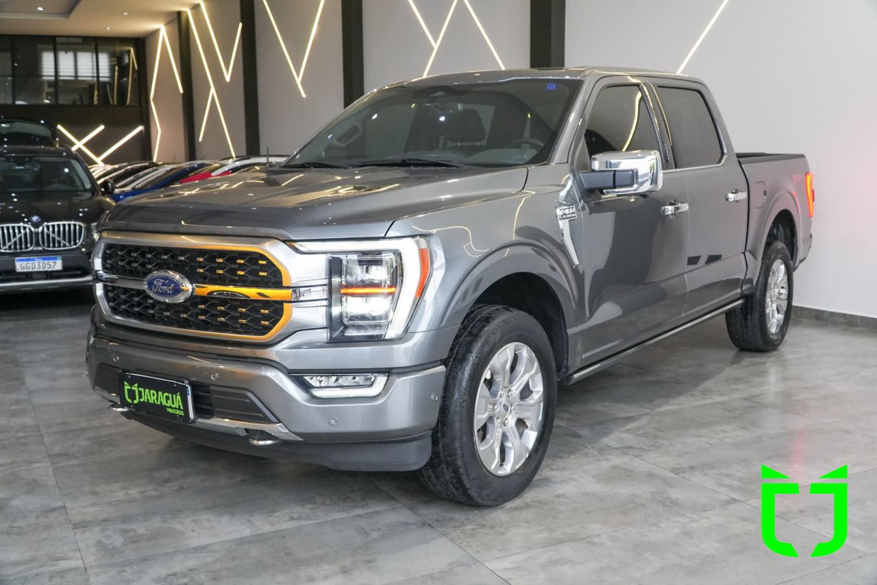 Ford F-150 5.0 V8 24V FX4 PLATINUM CABINE DUPLA AUTOMÁTICO 2023 Cinza - foto 3