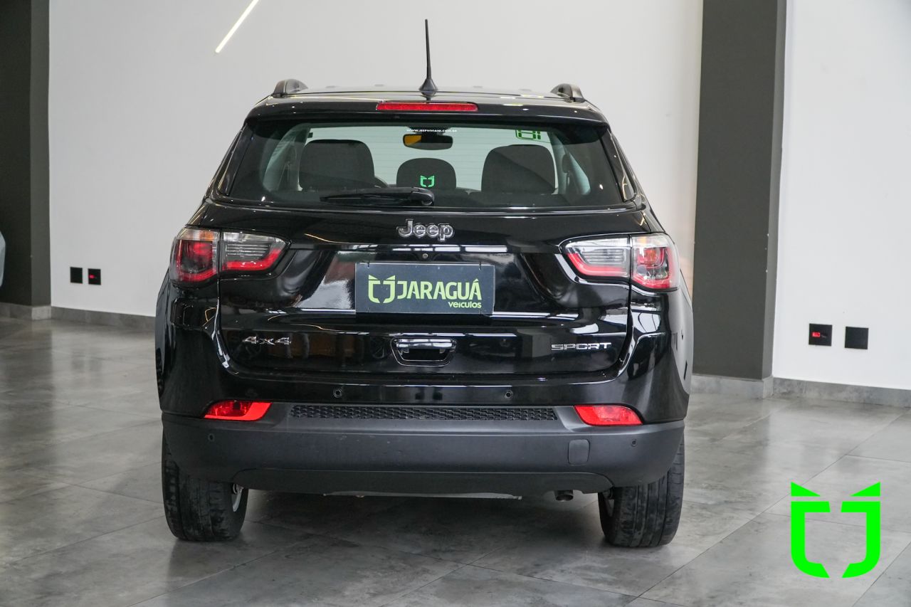 Jeep Compass 2.0 16V 4P FLEX SPORT 4X4 AUTOMÁTICO 2018 Preto - foto 5