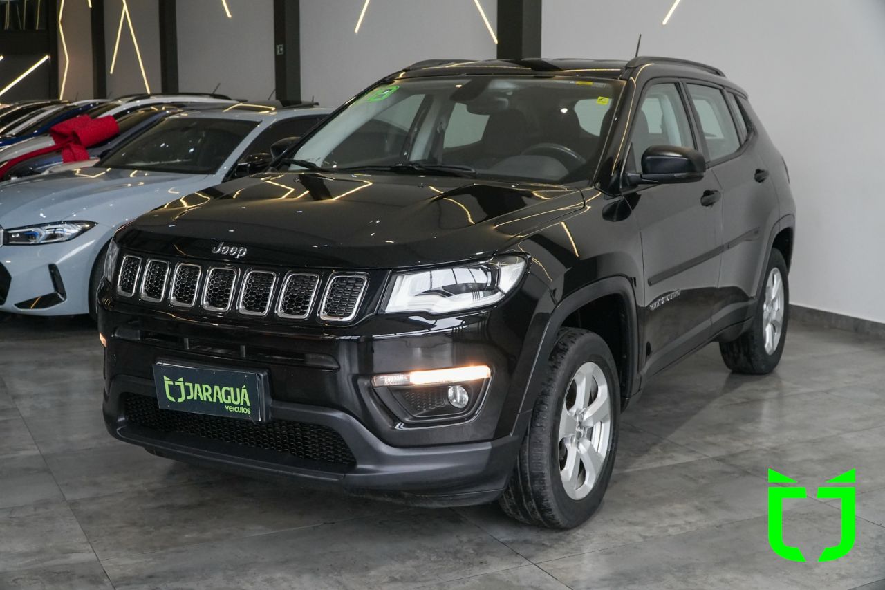 Jeep Compass 2.0 16V 4P FLEX SPORT 4X4 AUTOMÁTICO 2018 Preto - foto 3