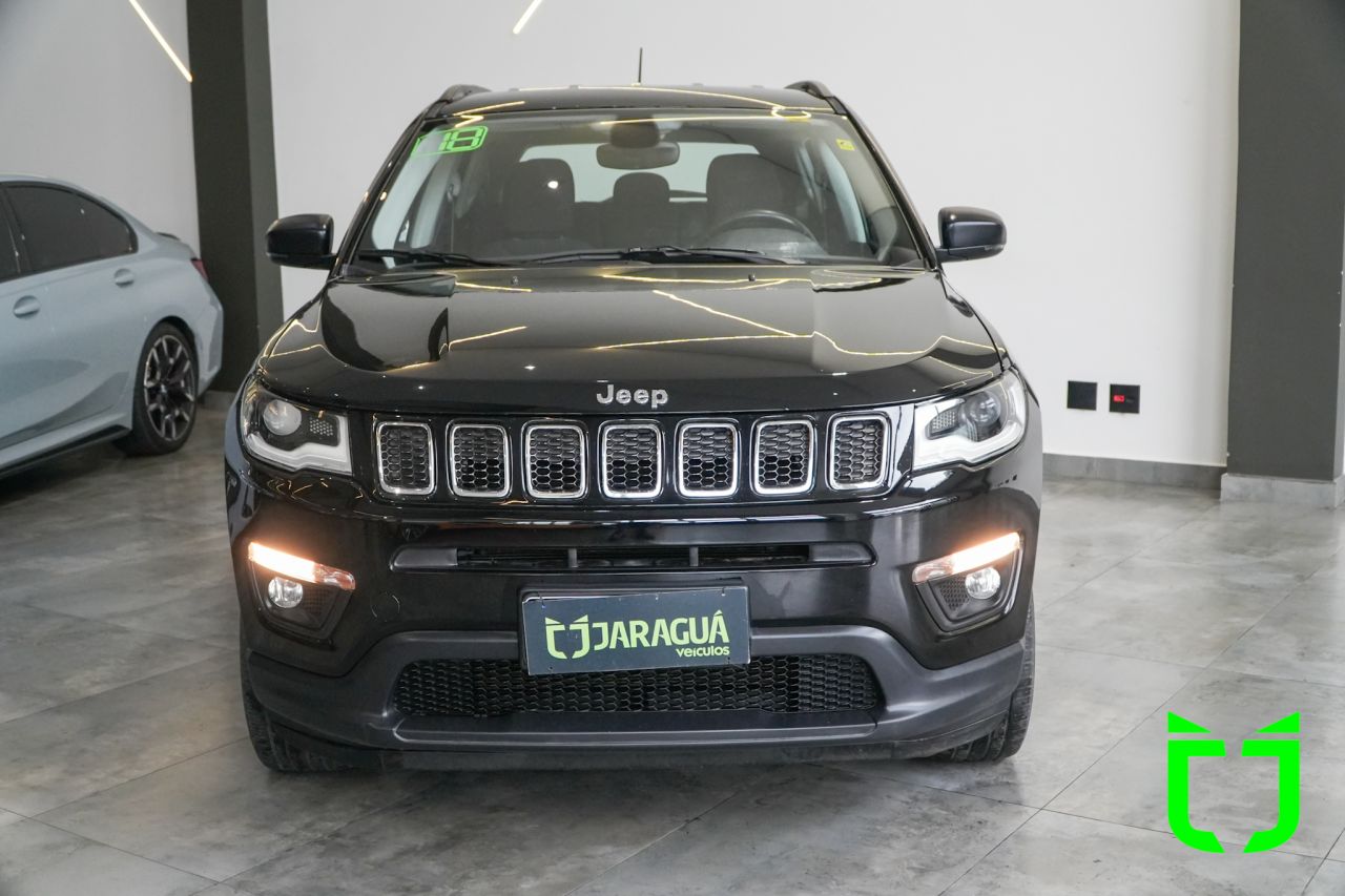 Jeep Compass 2.0 16V 4P FLEX SPORT 4X4 AUTOMÁTICO 2018 Preto - foto 2