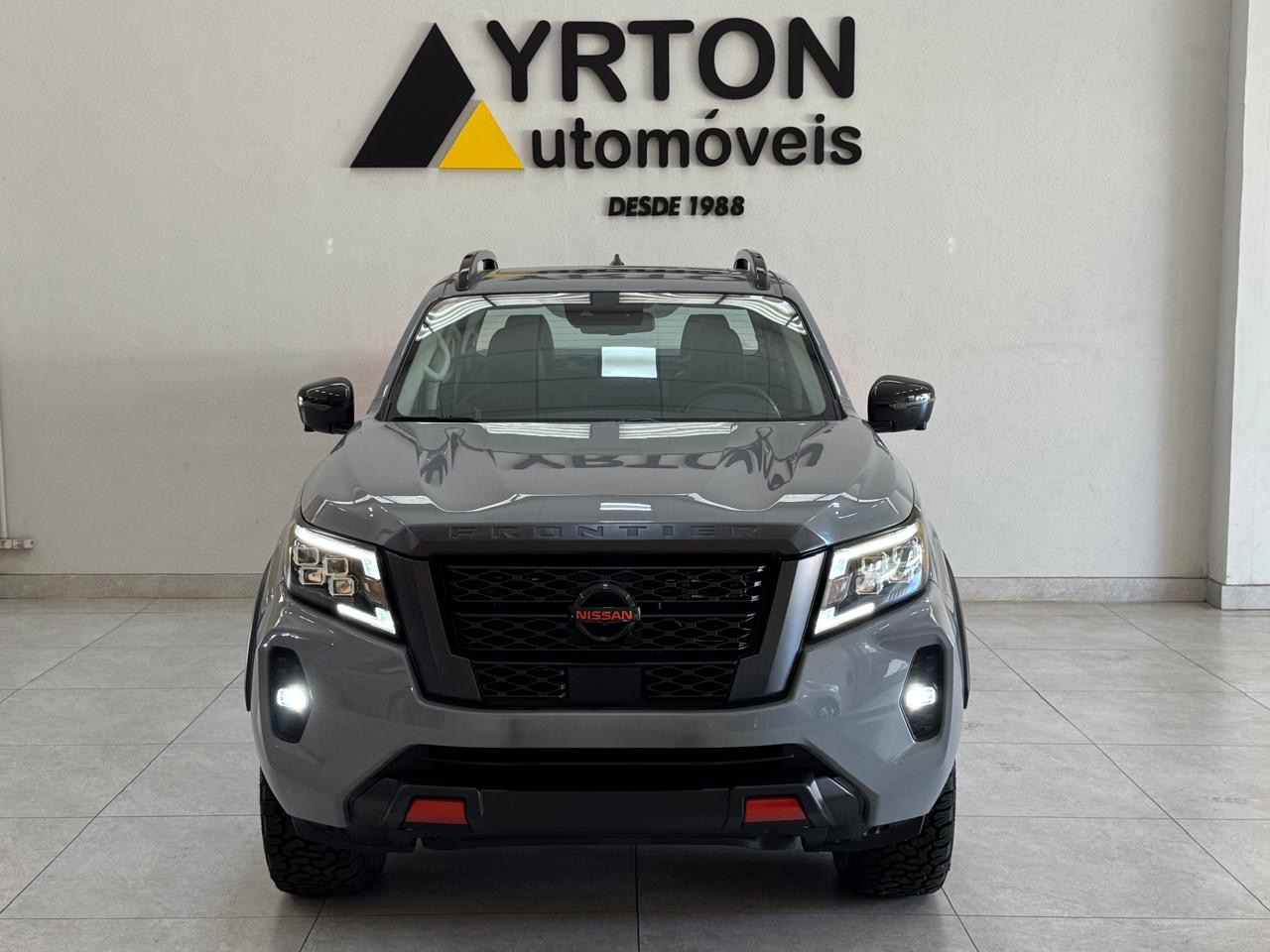 Nissan Frontier 2.3 16v Pro4x Cabine Dupla 4x4 Bi-turbo Diesel Automático Cinza 2023 - Ayrton Automóveis