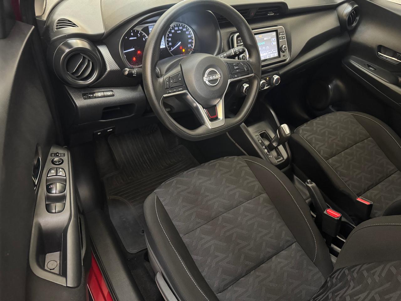 Nissan Kicks 1.6 16v 4p Flexstart Sense Xtronic Automático Cvt Vermelho 2024 - Ayrton Automóveis