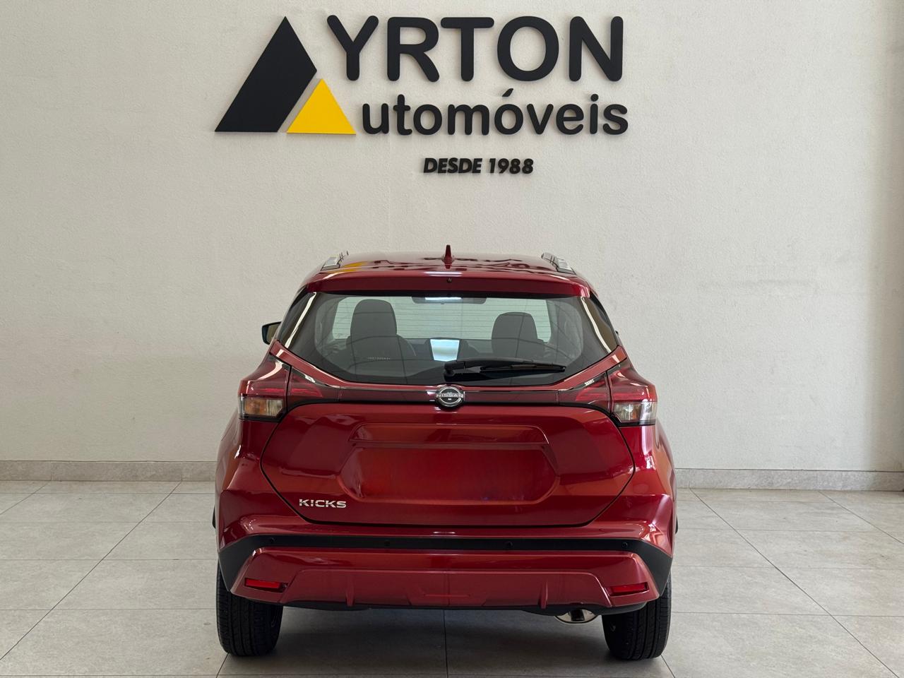 Nissan Kicks 1.6 16v 4p Flexstart Sense Xtronic Automático Cvt Vermelho 2024 - Ayrton Automóveis