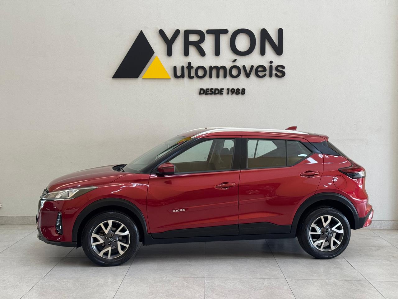 Nissan Kicks 1.6 16v 4p Flexstart Sense Xtronic Automático Cvt Vermelho 2024 - Ayrton Automóveis