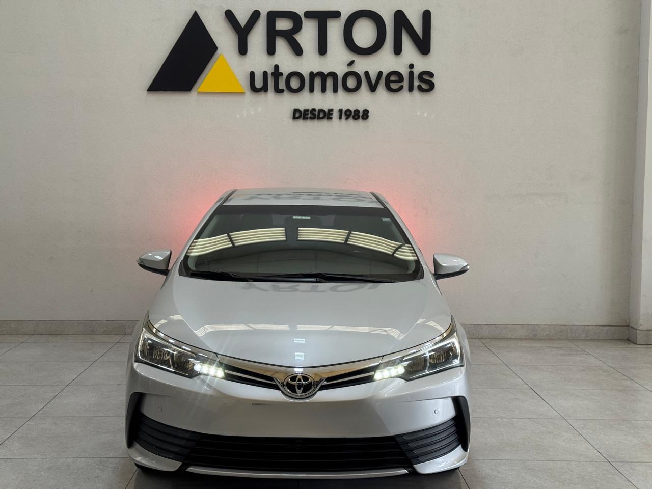 Toyota Corolla 1.8 16v 4p Gli Flex Upper Prata 2019 - Ayrton Automóveis