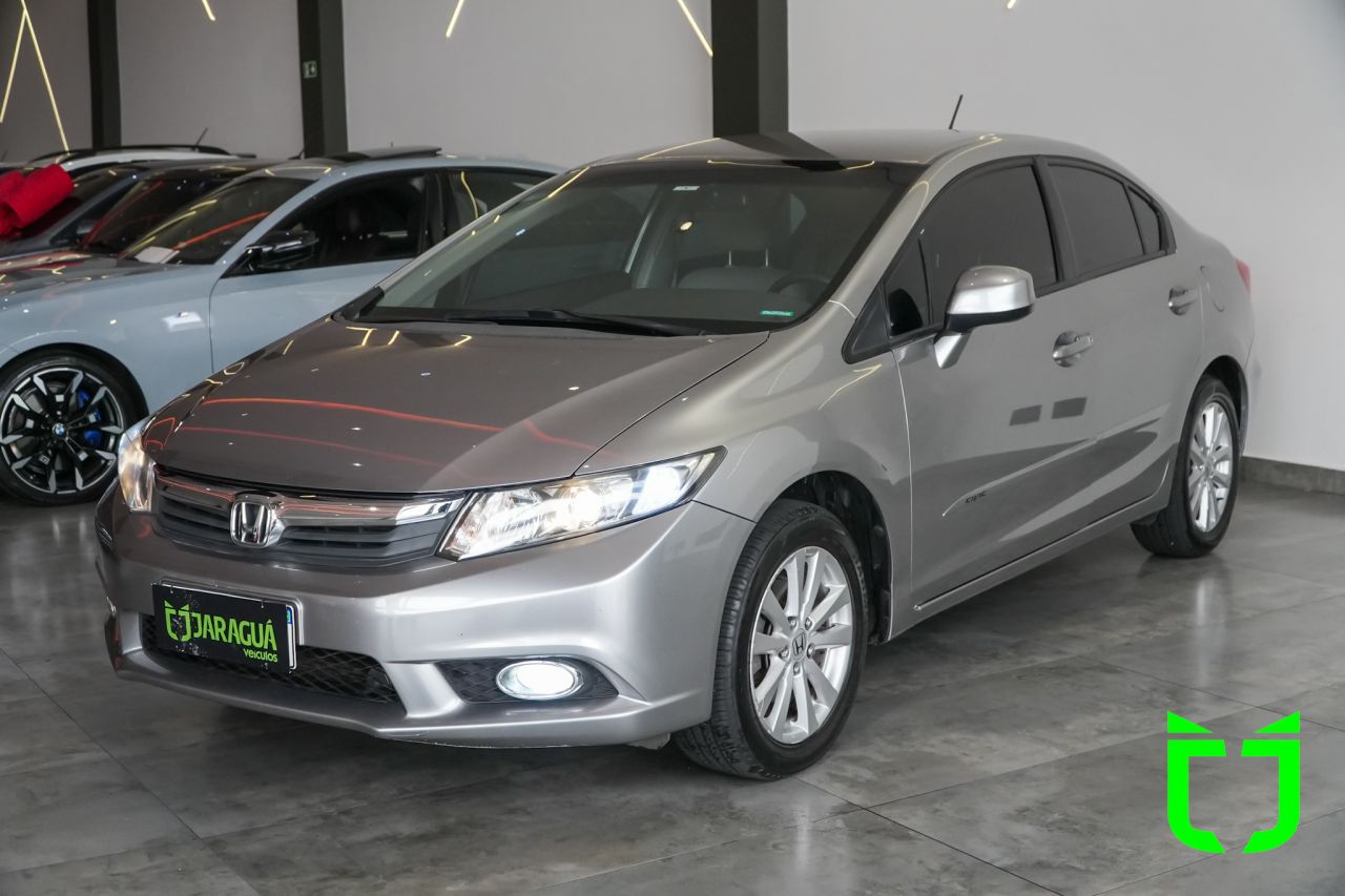 Honda Civic 1.8 16V 4P FLEX LXS AUTOMÁTICO 2012 Cinza - foto 3