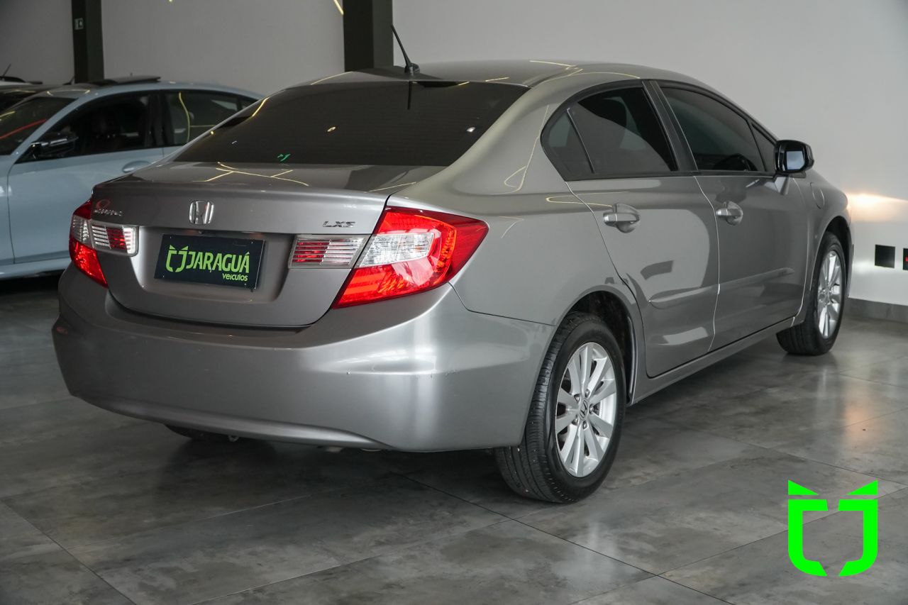 Honda Civic 1.8 16V 4P FLEX LXS AUTOMÁTICO 2012 Cinza - foto 6